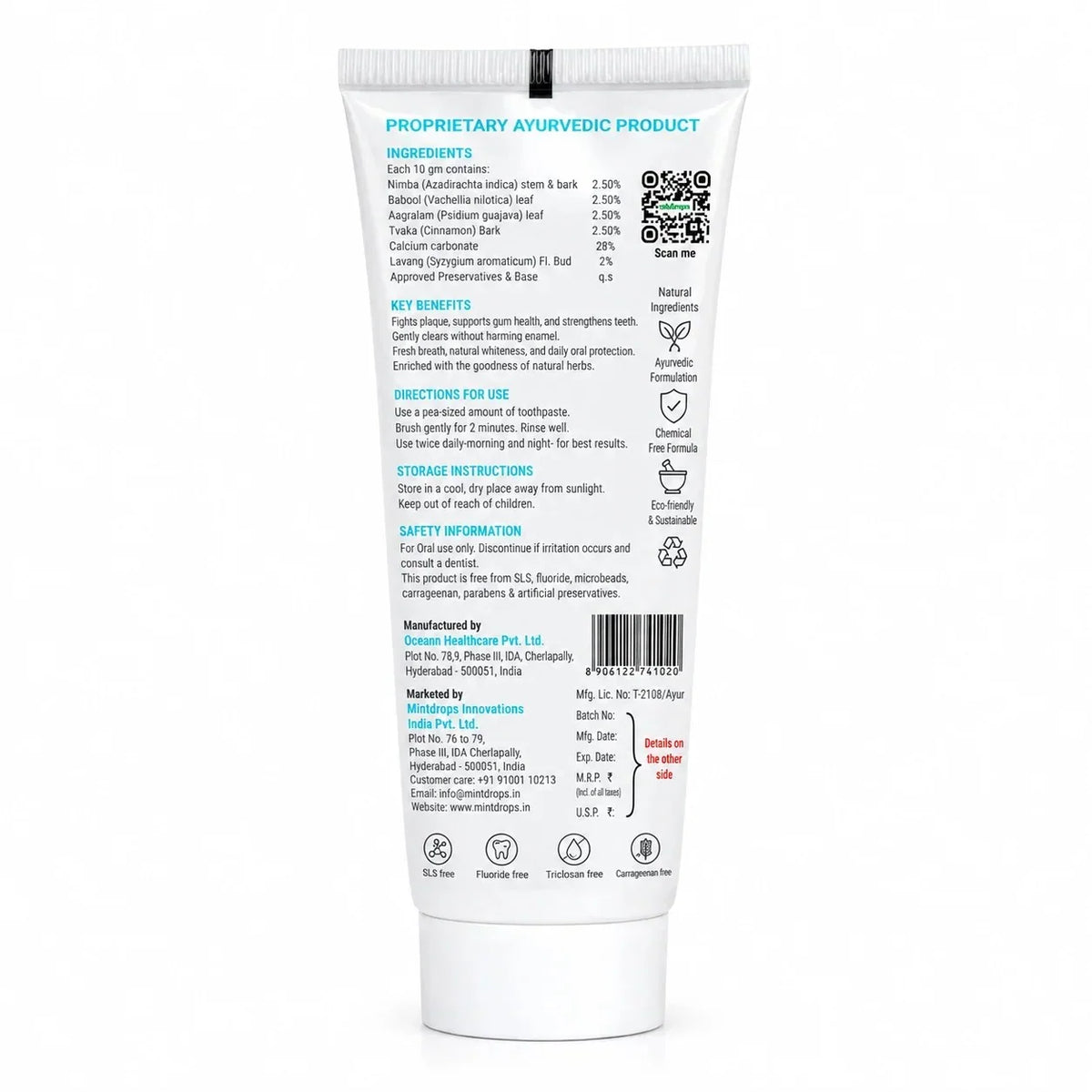 Mintdrops Herbal Toothpaste