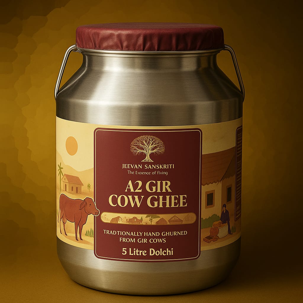 JEEVAN SANSKRITI A2 GIR COW GHEE (5 LITER)