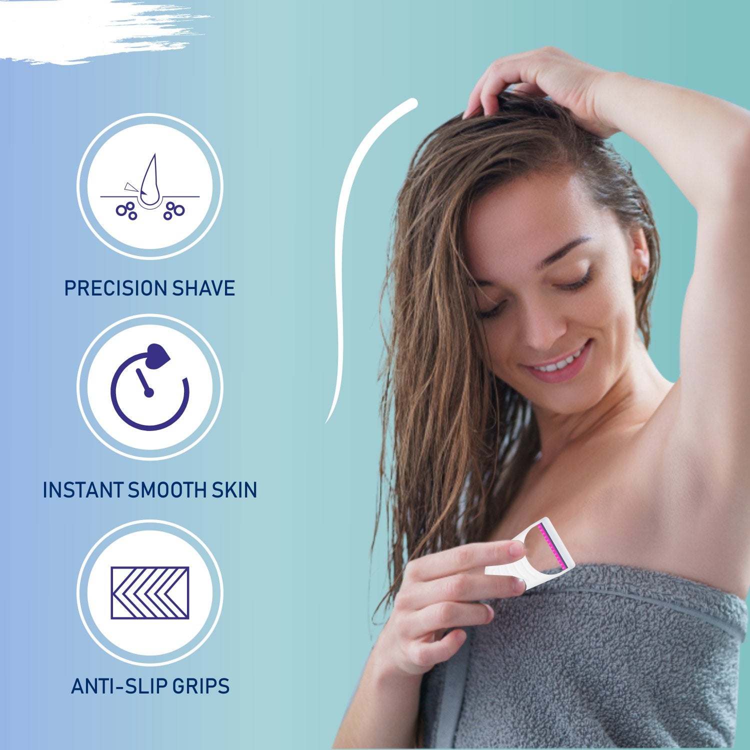 Gynocup Underarm Hair Removal Razor For Women | For Instant Hair Removal
