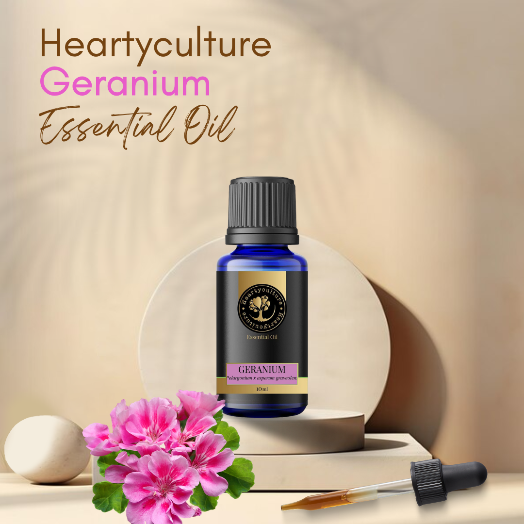 Heartyculture Geranium Essential Oil - 10 ml