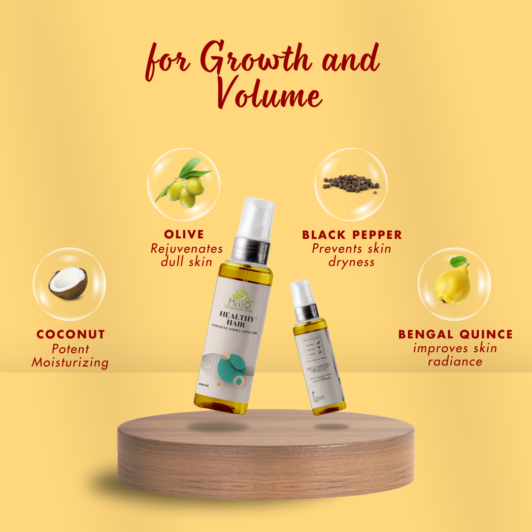 MrilQ Healthy Hair | Hair Oil | Hair Fall Control | Hair Strengthening | Increases Volume
