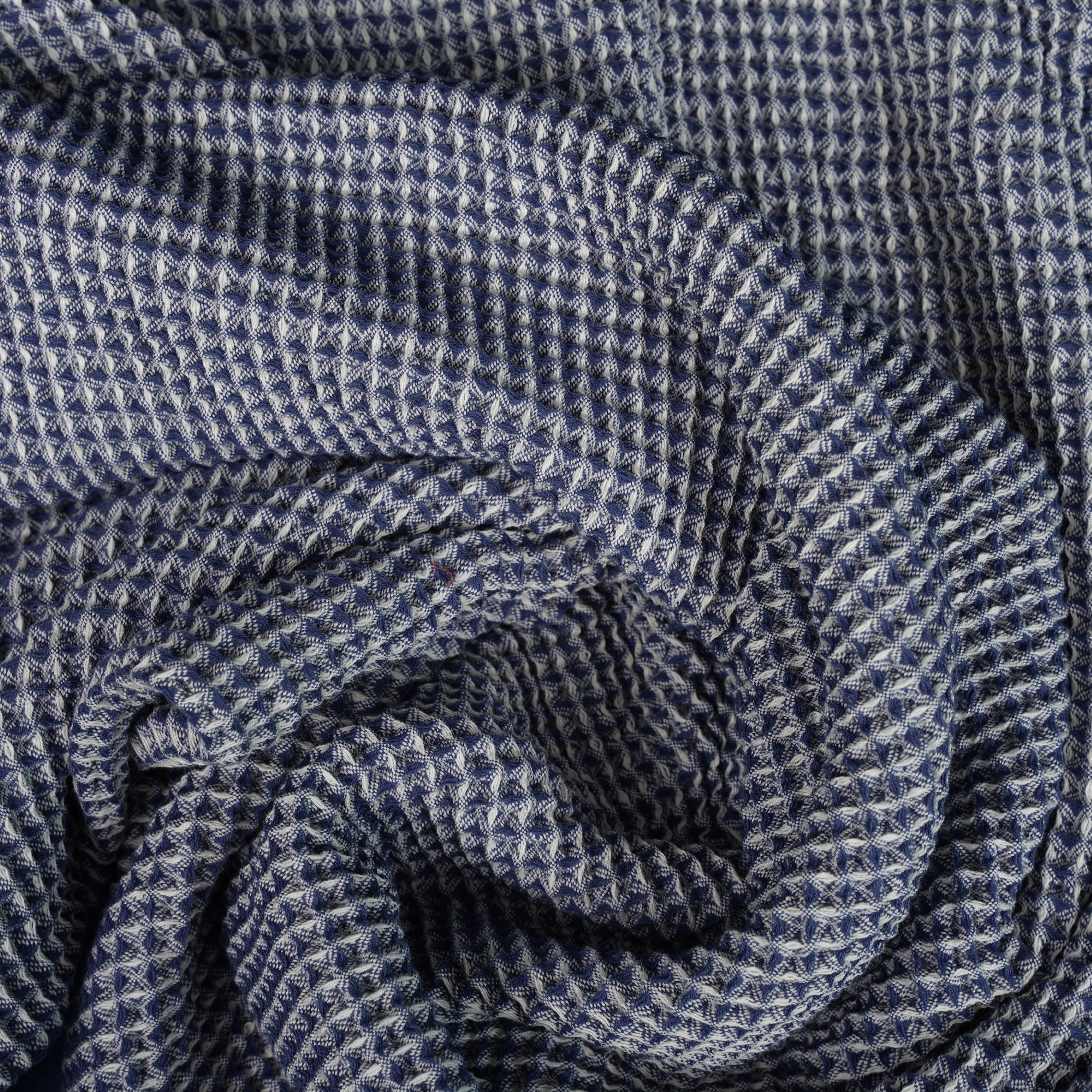 Purple Waffle Throw Blanket