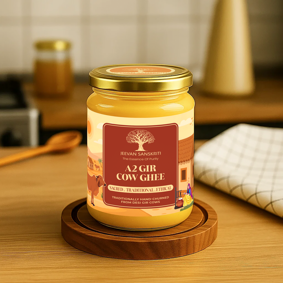 Jeevan Sanskriti A2 Gir Cow Ghee
