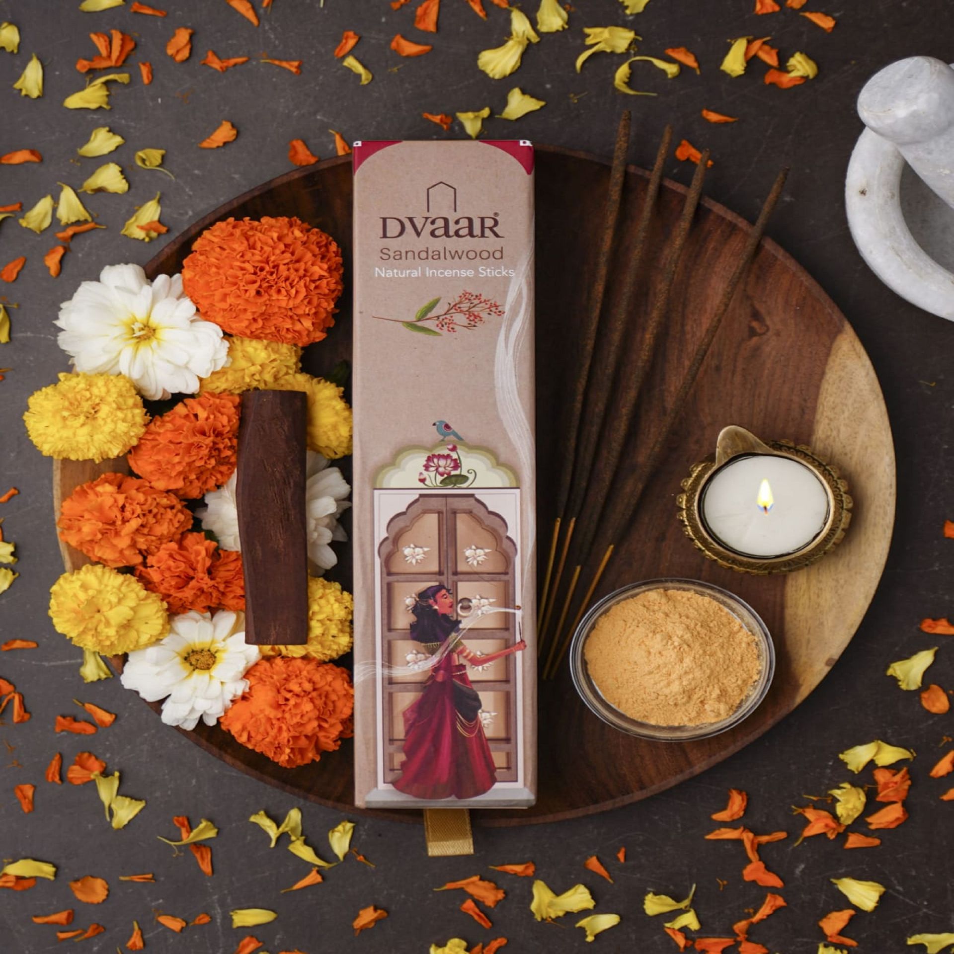 DVAAR NATURAL INCENSE STICKS HANDMADE NATURAL OILS HERBS AND FRAGRANCES