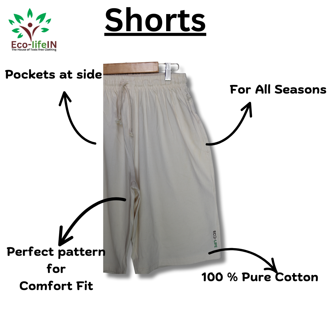 Eco-Life Men's Organic Toxic free Shorts