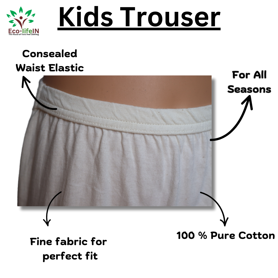 Eco-Life Kids Unisex Organic Toxic free Cotton Inner Shorts-3 pieces in a pack