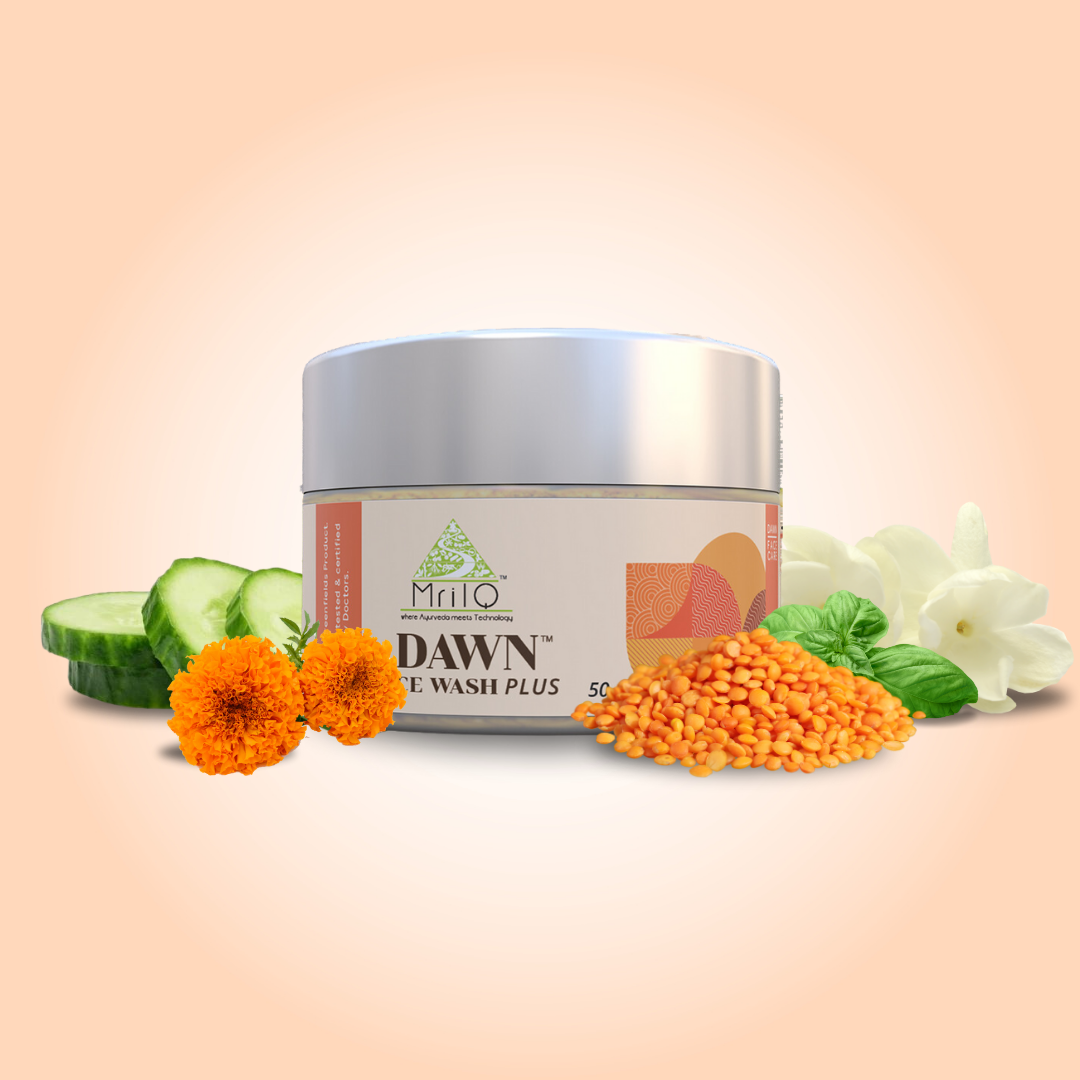 MrilQ Dawn Face Wash Plus | Extreme Dryness and Pigmentation | Glow Enhancing| De-tan | Daily Use | Dull & Dry skin