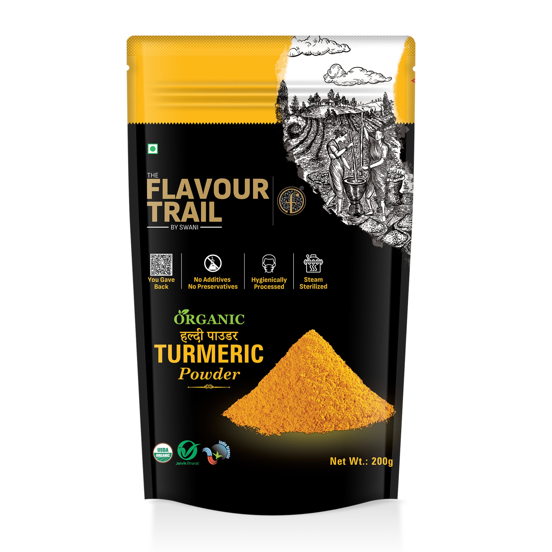 The Flavour Trail Organic Turmeric Powder