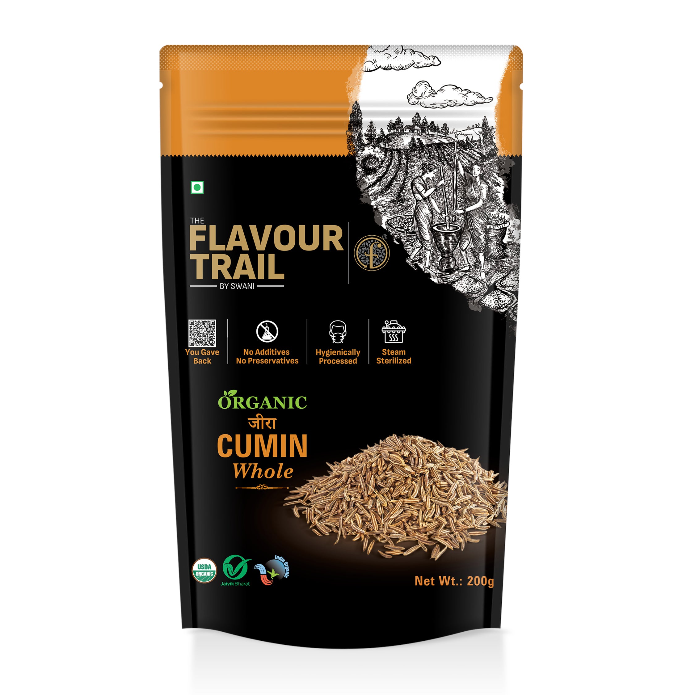 The Flavour Trail Organic Cumin Whole