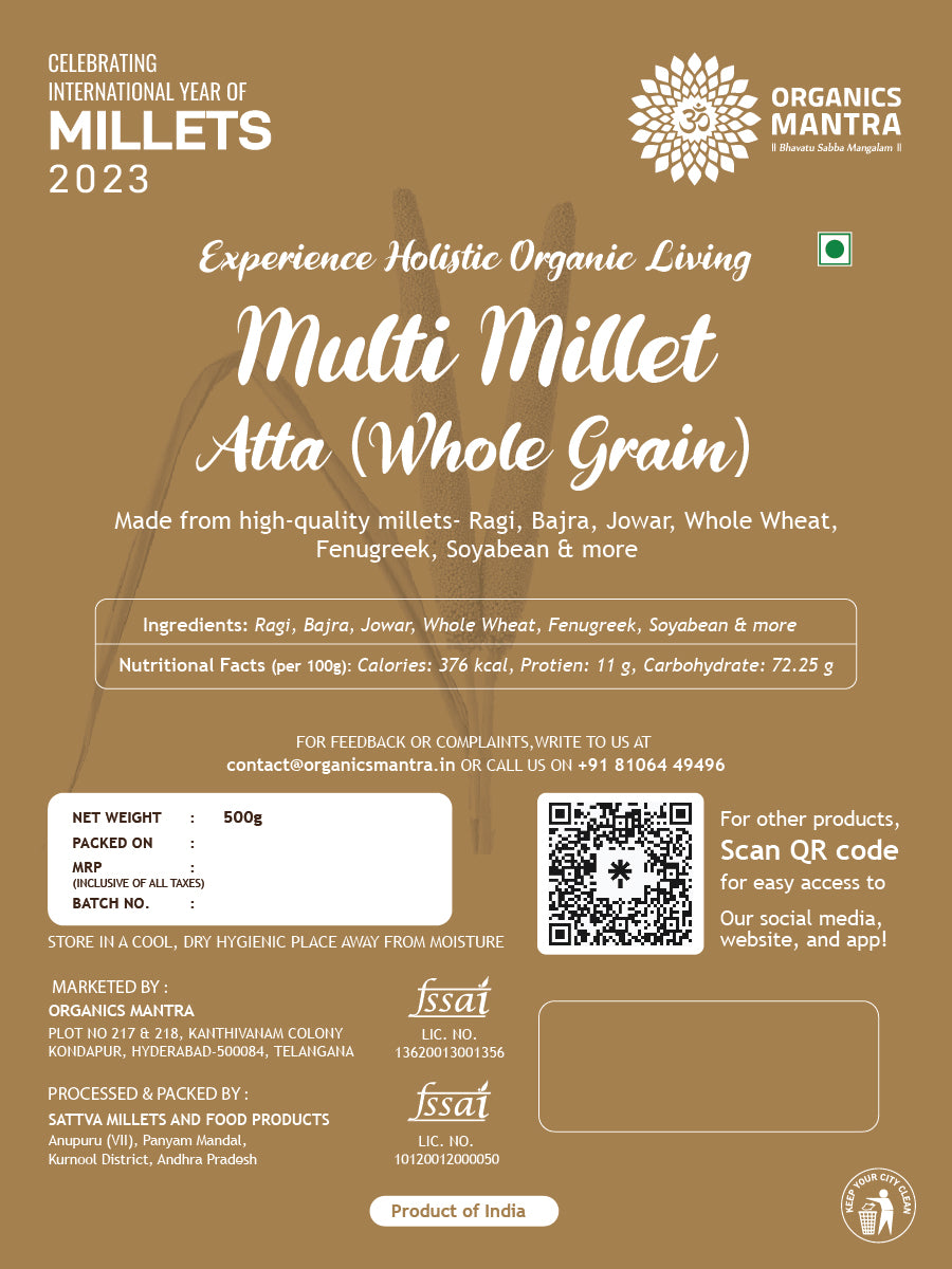 Organic Mantra Multi Millet Flour