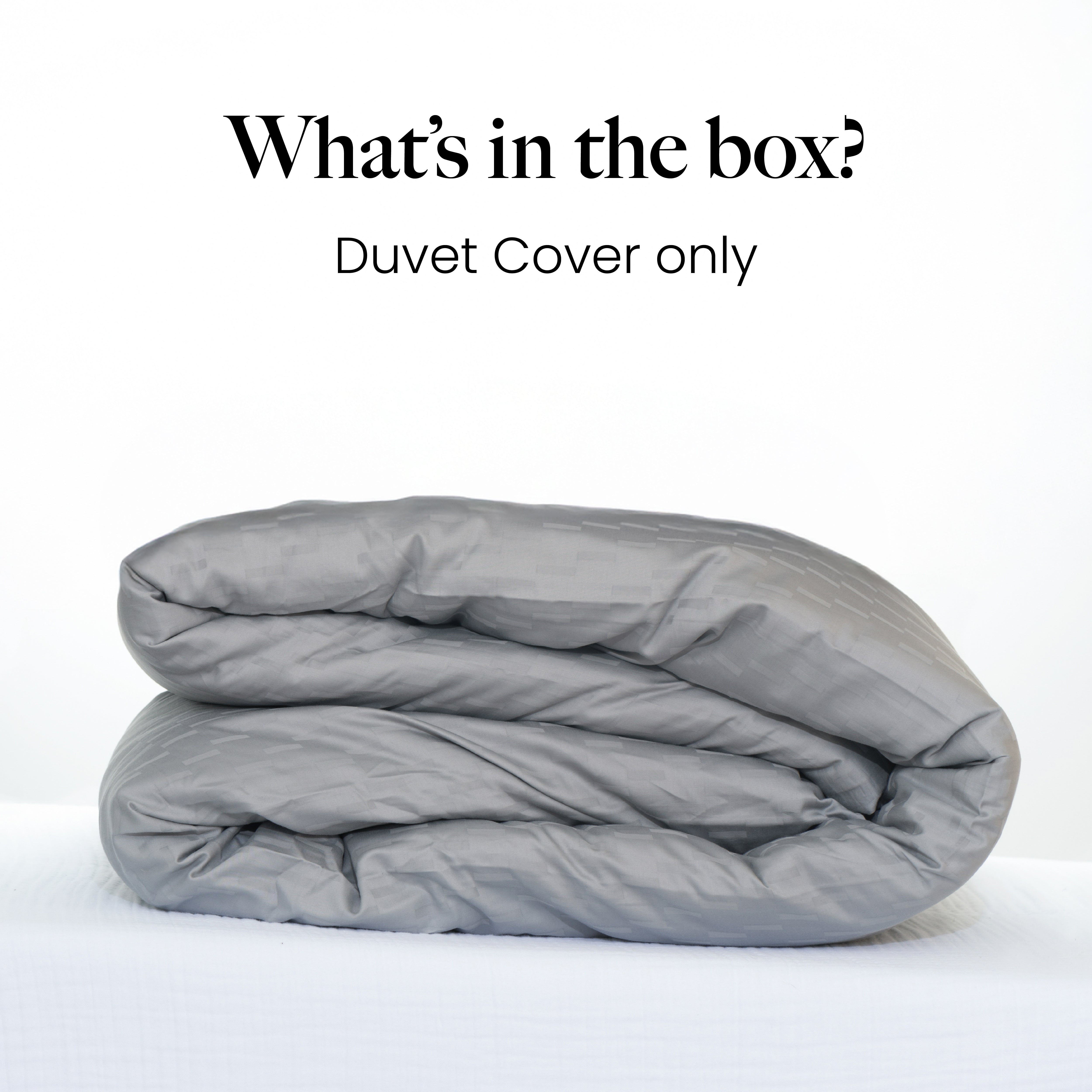 Oyvu 300 TC, 100% Cotton Step Design Bedsheet Set & Duvet Cover