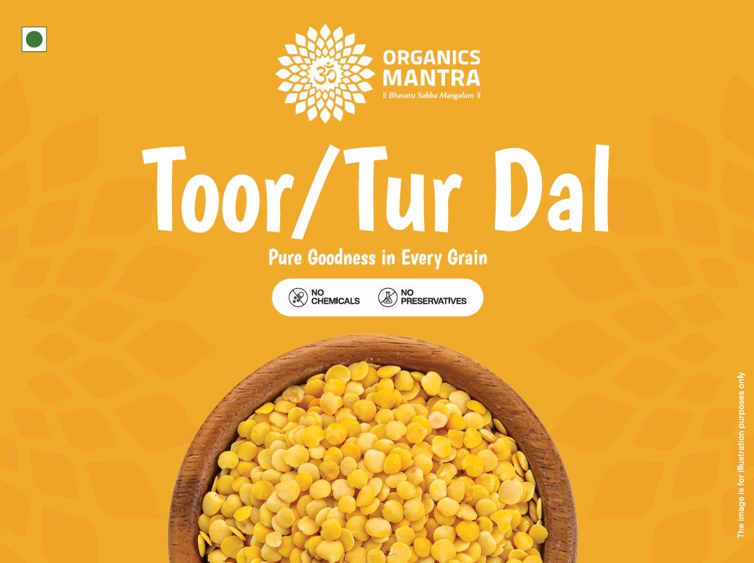 Organics Mantra - Toor Dal/ Kandi Pappu - 1kg