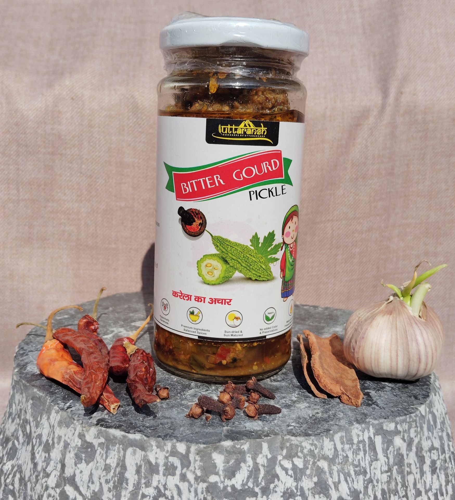 Uttaransh Homemade Karela Pickle 250gm