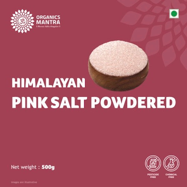 Organics Mantra - Himalayan Pink Salt Powder - 500 gms