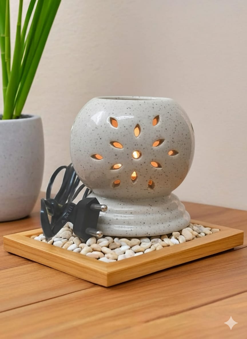 Naturalief Electric Ceramic Aroma Diffuser β Premium Essential Oil Diffuser for Home & Office