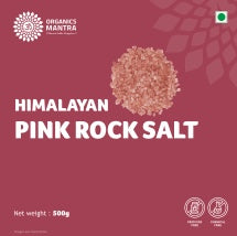 Organics Mantra - Himalayan Pink Salt Granules - 500 gms All Natural