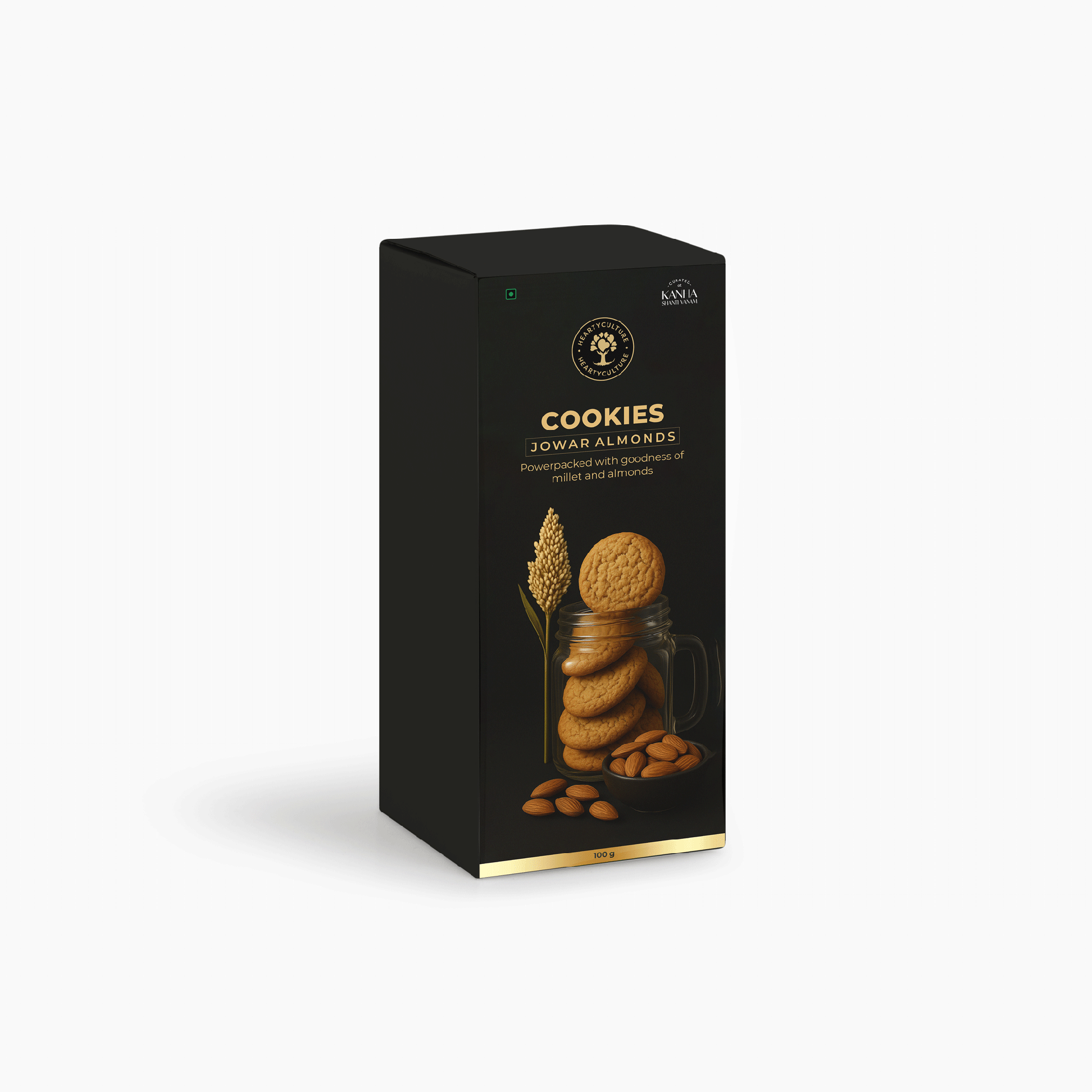 Heartyculture Jowar Almond Cookies - 50 gm