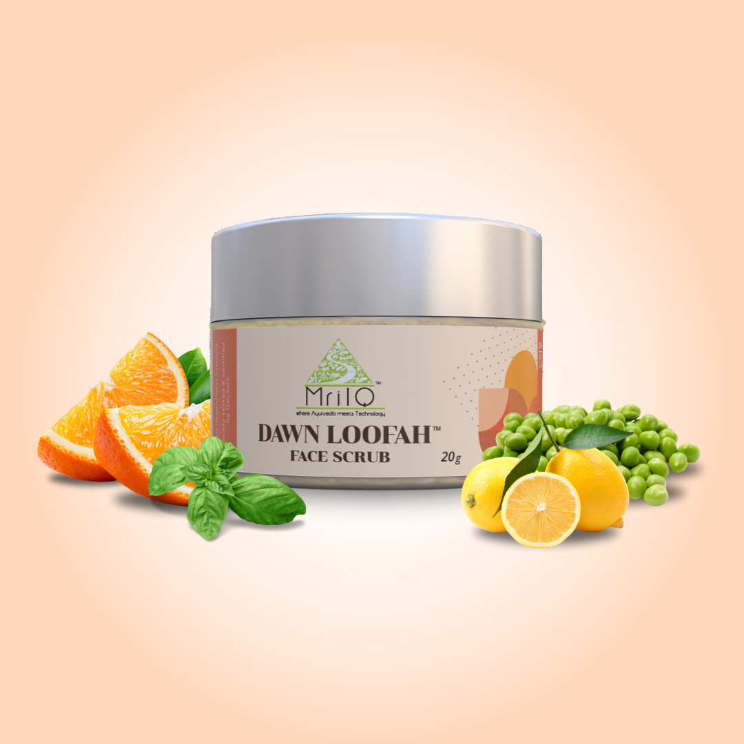 MrilQ Dawn Face Loofah | Exfoliator & Scrub | De- Tan | Blackhead Removal | Whitehead Removal | All skin types