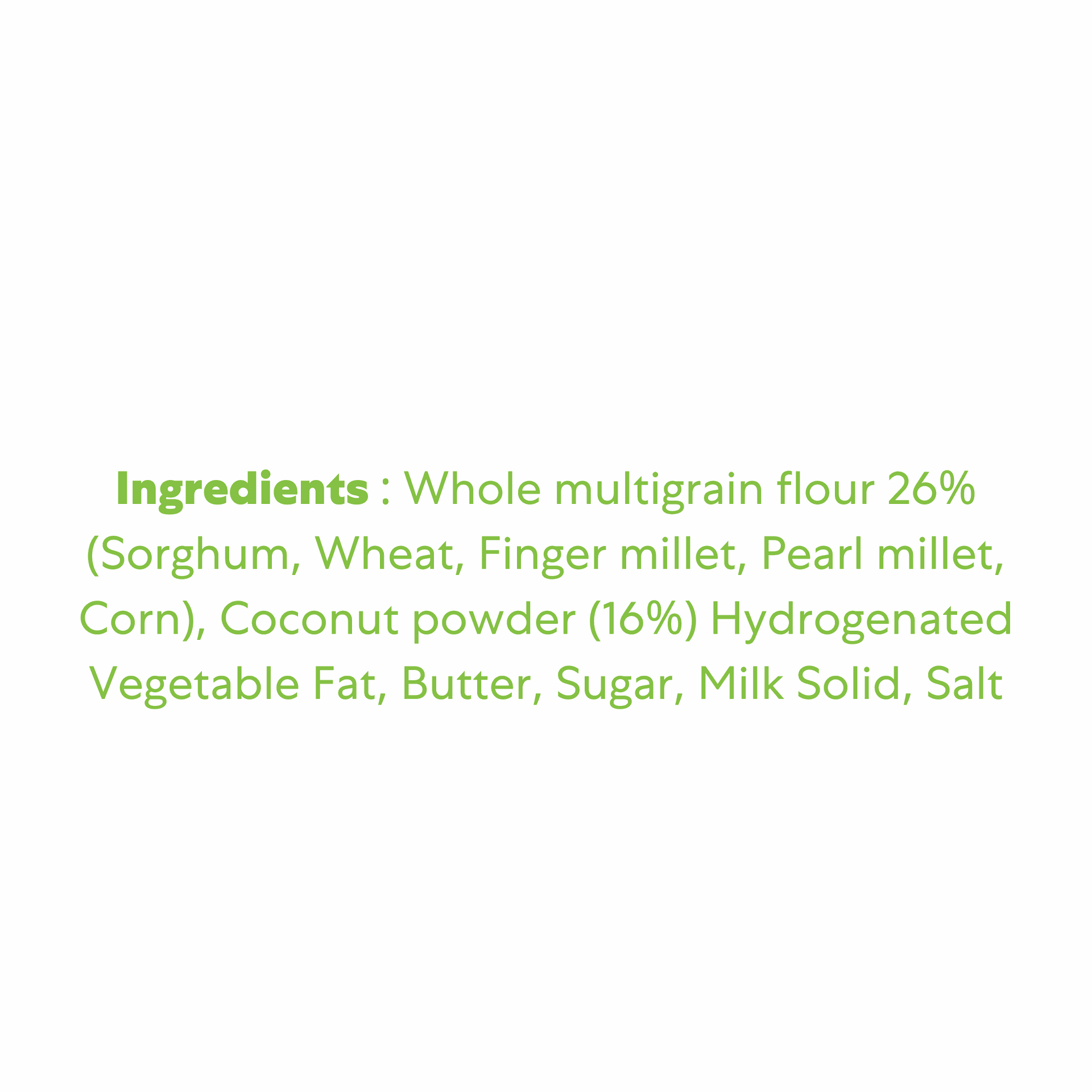 Feedsco Coconut Millet Cookies 75gm Pack of 5 - Tasty & Healthy Snack with Natural Sweetness - Best Healthy Cookies for Kids & Adults