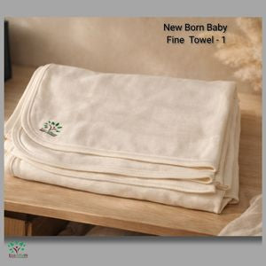 Eco life New born baby Toxic free Undyed and Unbleached pure Cotton Welcome Gift Pack - 16 Pieces