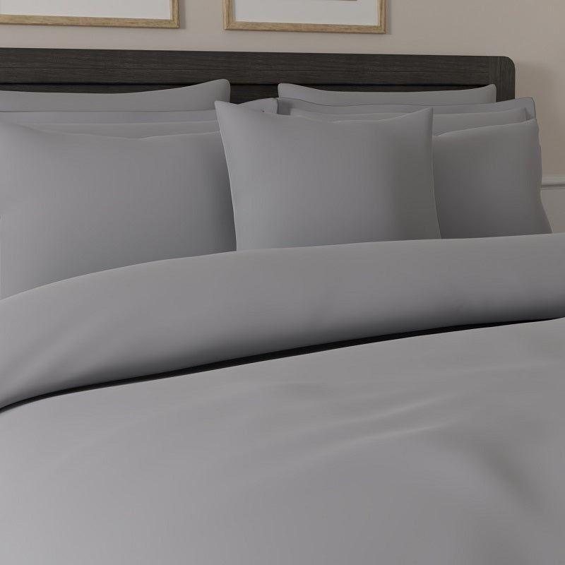Swaas 100% Pure Bamboo Dyed Grey Bedsheet Set