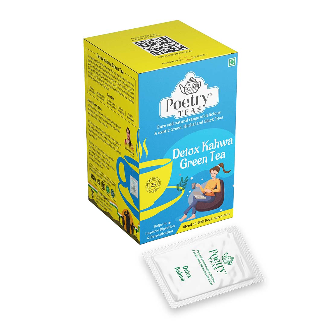 Poetry Detox Kahwa Green Tea - 25 Teabags