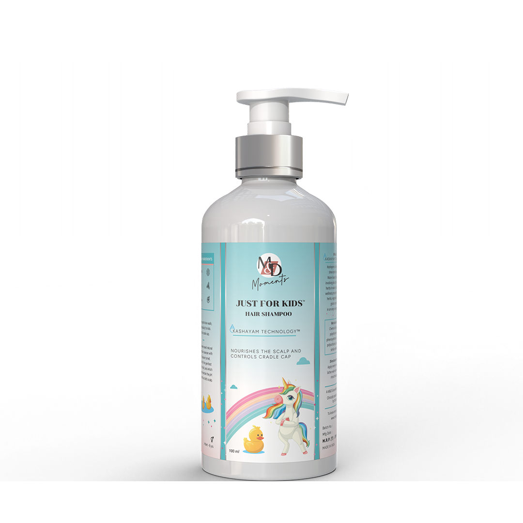 MrilQ Just for Kids | Mild Conditioning Shampoo | Daily Use |No Tears | Heals Itchy Scalp & Cradle Cap | Sulphate, Paraben & SLS Free