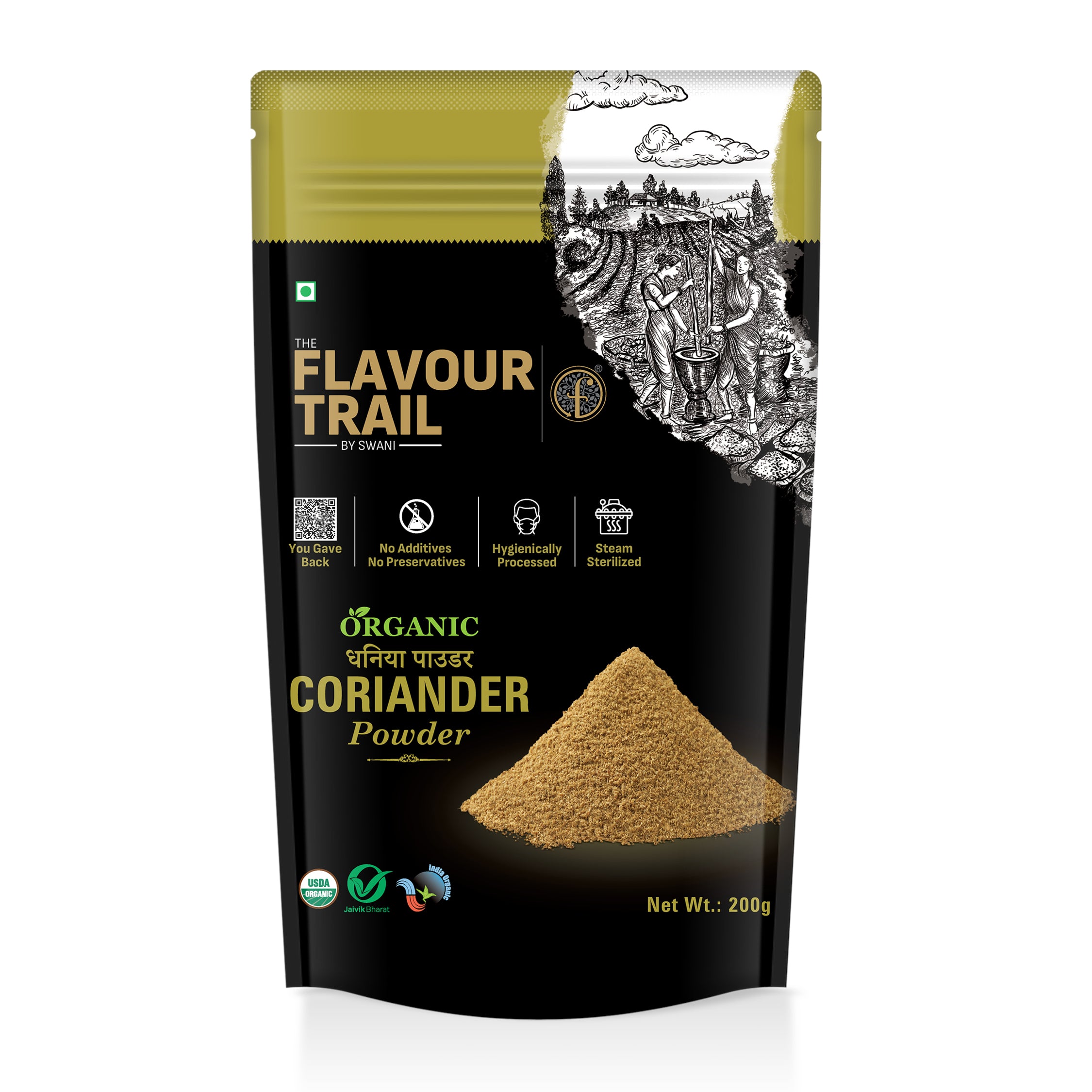 The Flavour Trail Organic Coriander Powder