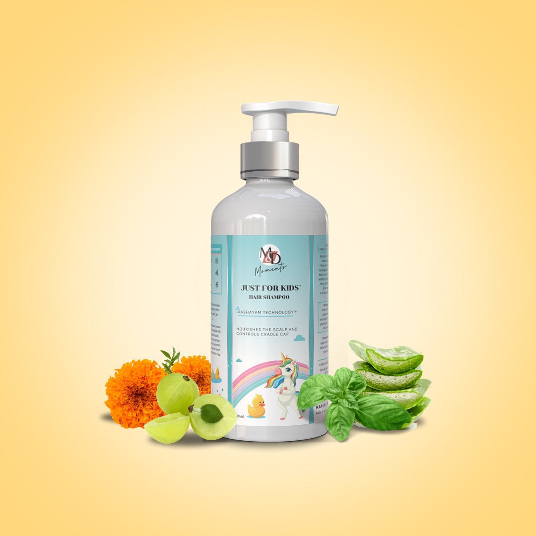 MrilQ Just for Kids | Mild Conditioning Shampoo | Daily Use |No Tears | Heals Itchy Scalp & Cradle Cap | Sulphate, Paraben & SLS Free