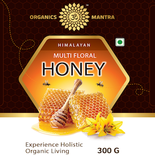 Organics Mantra - Himalayan Multi Flower Honey - 500 gms All Natural