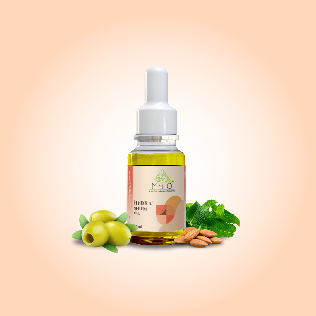MrilQ Hydra Face Serum Oil| 12 hours Hydration & Glow | Daily Use | Normal, Dry, Combination & Matured skin