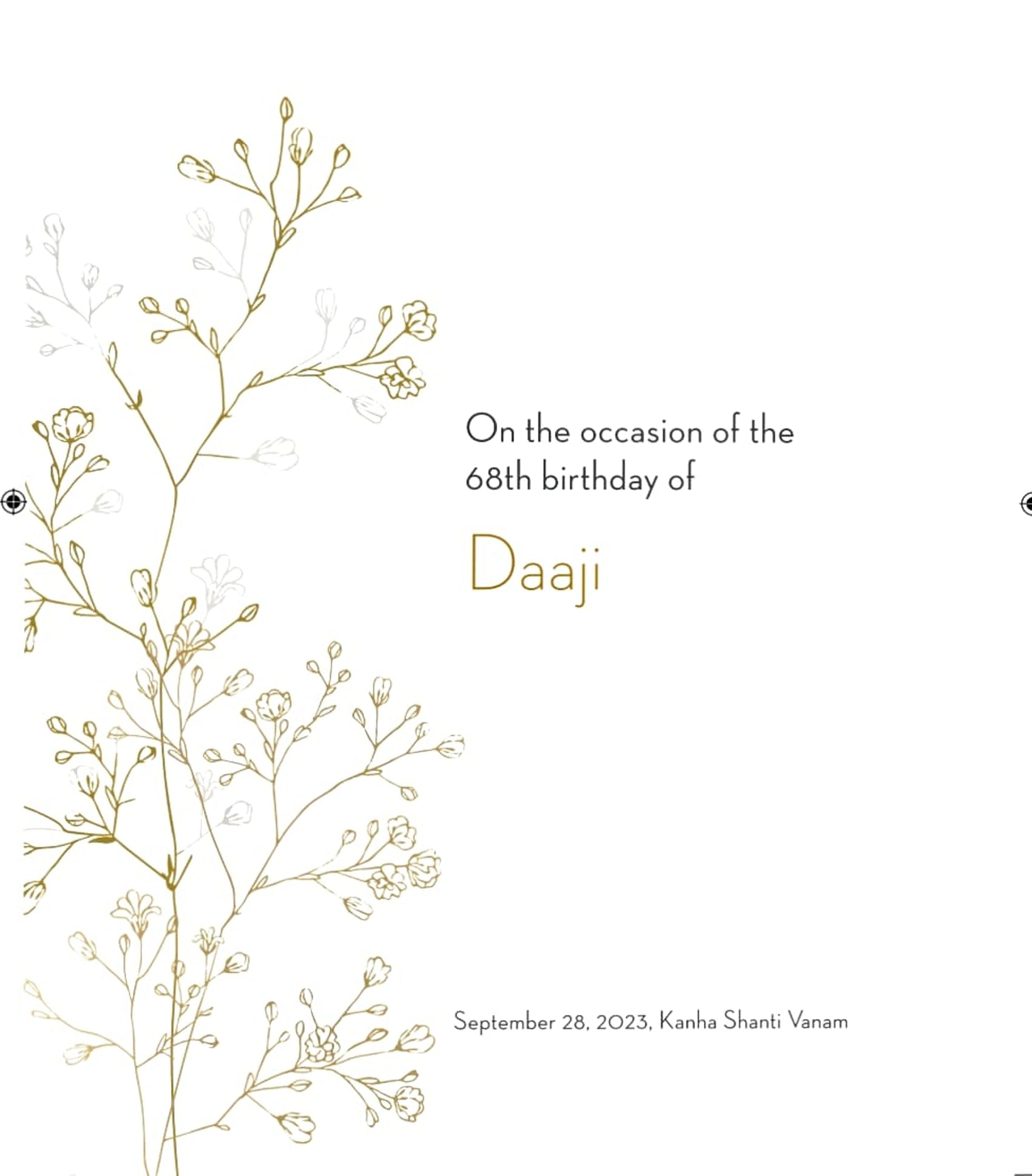 Bhandara Message Sept 2023 - Set of 5