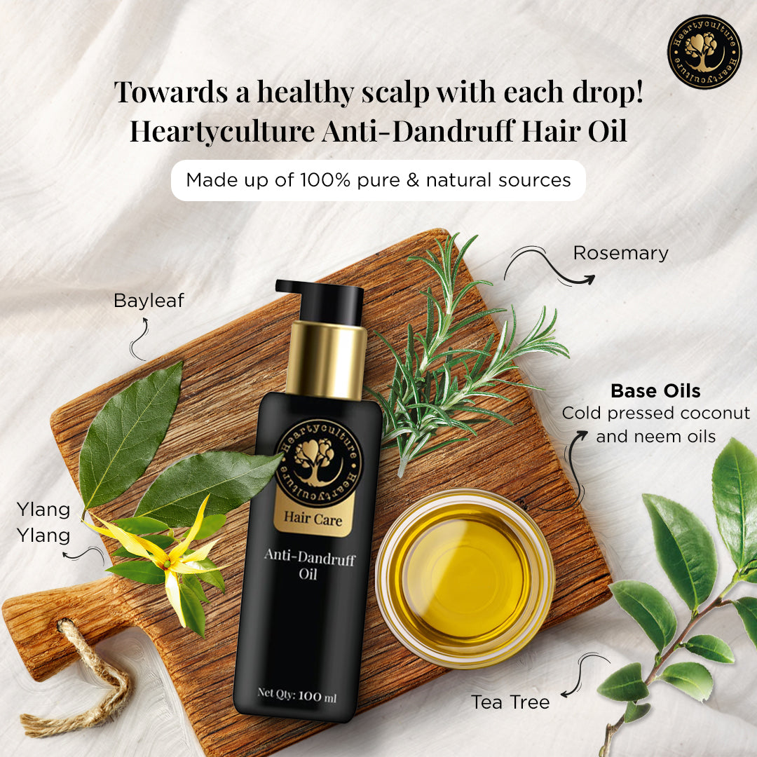 Heartyculture Anti-Dandruff Oil Essential Oil - 100 ml