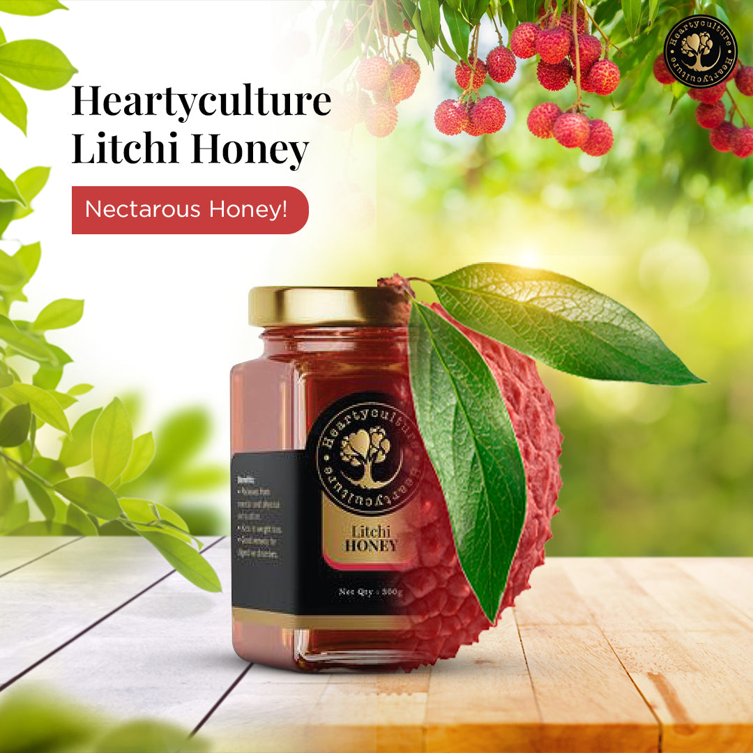 Heartyculture  Litchi Honey  -  300 G