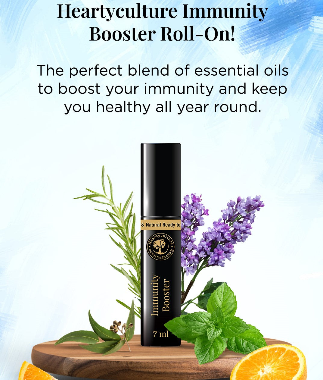 Heartyculture Immunity Booster Roll-On - 10 ml