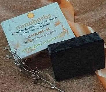 NANOHERBS CHAMP N (SPECIAL HANDMADE AYURVEDIC SOAP) Set of 3 + 1 FREE
