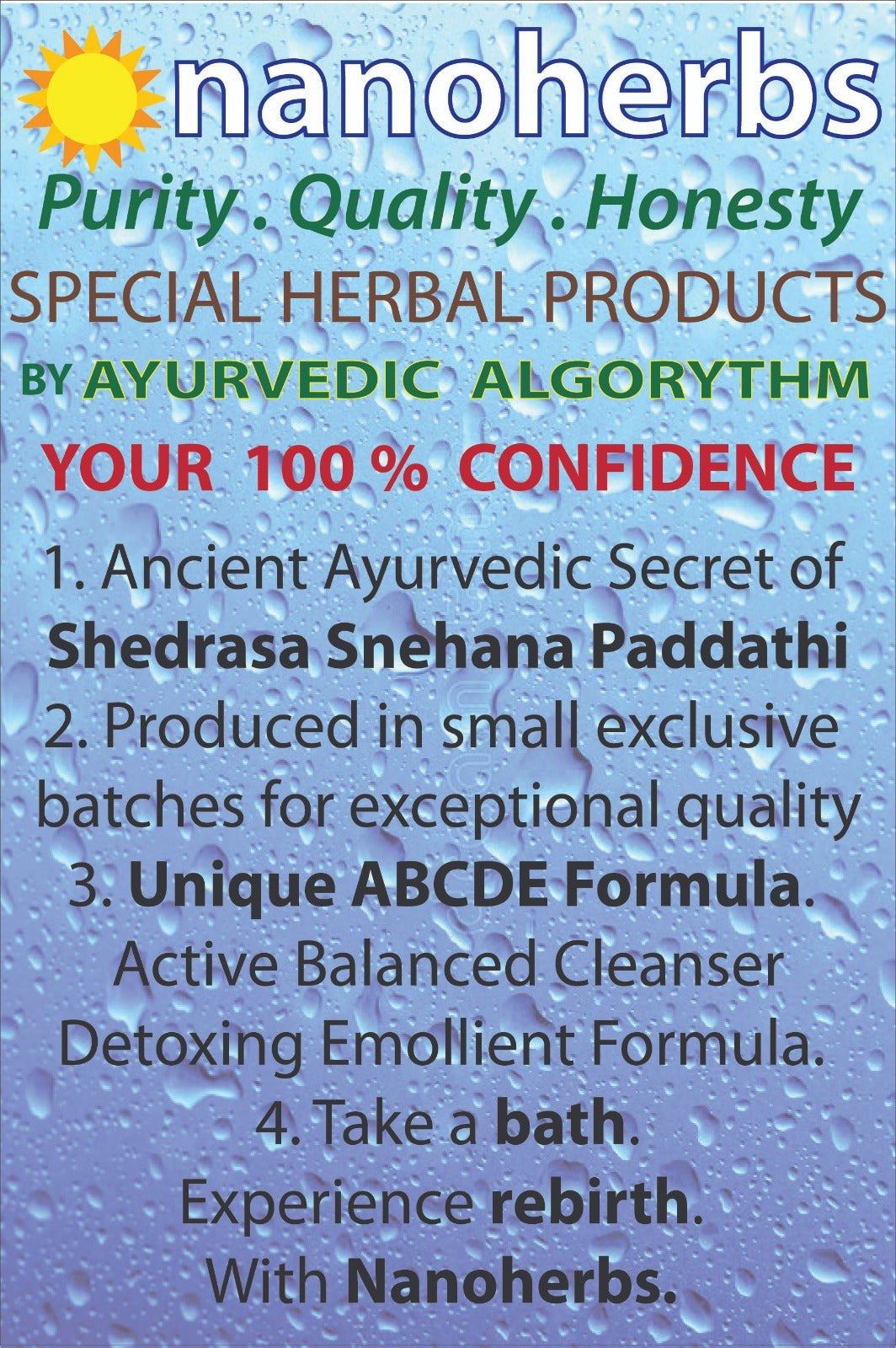 NANOHERBS CHAMP N (SPECIAL HANDMADE AYURVEDIC SOAP) Set of 3 + 1 FREE