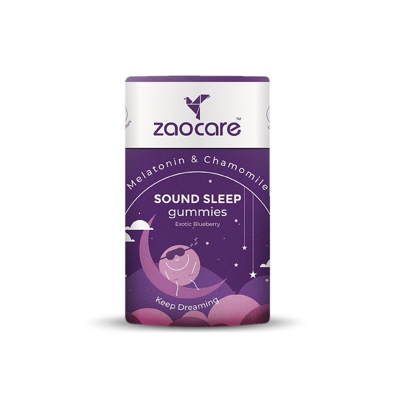 Zaocare Sound Sleep Gummies | Non Habit Forming | Plant Based | With M