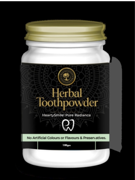 Heartyculture Herbal Tooth Powder: Experience Nature's Care for Your Smile