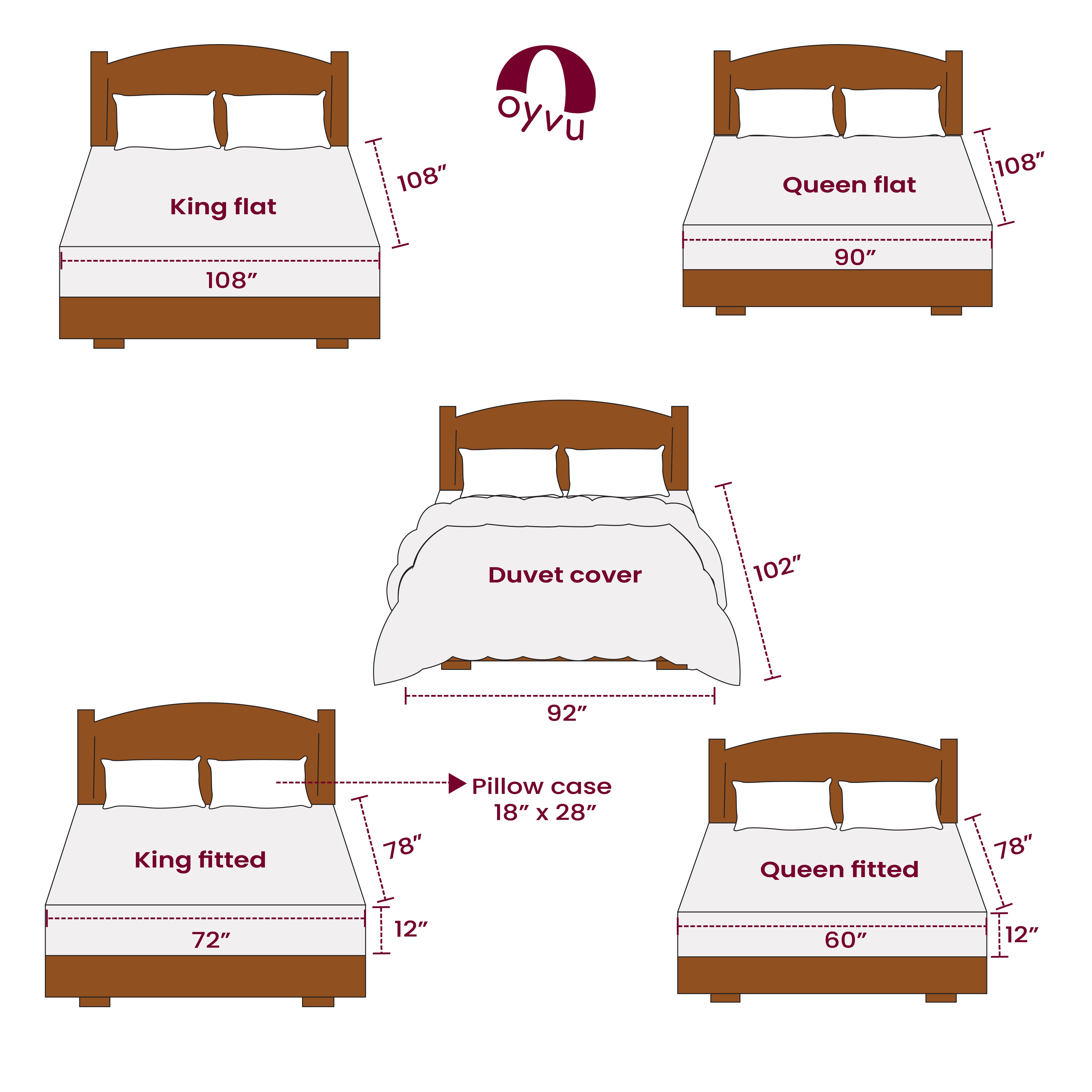 Arctic Dusk, 400TC, Signature Checks Bedsheet Set