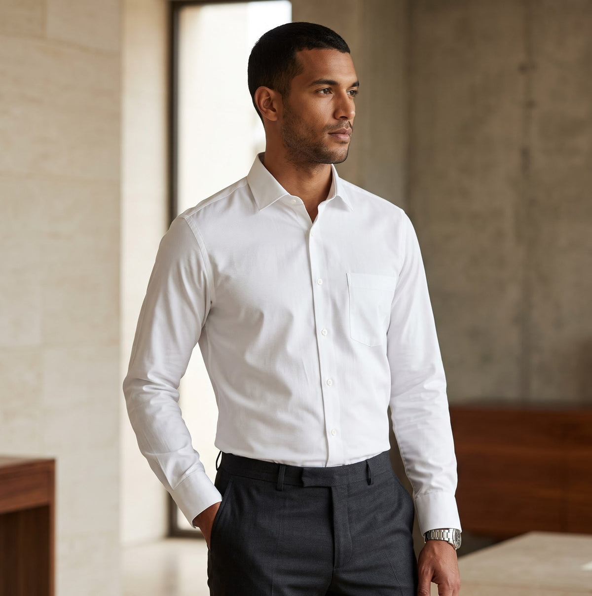 UNHELD Egyptian Giza Cotton Shirt For Men