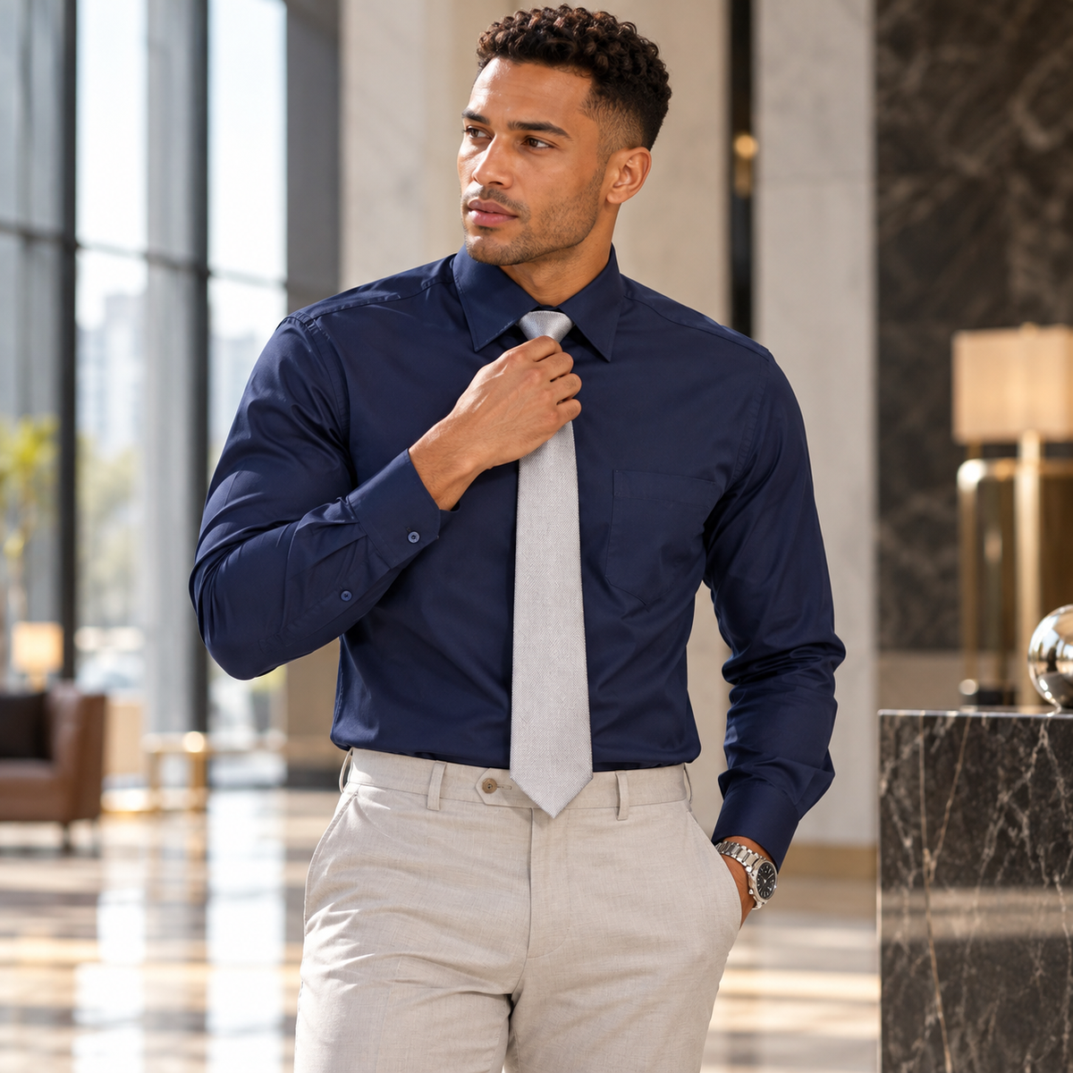 UNHELD Egyptian Giza Cotton Shirt For Men