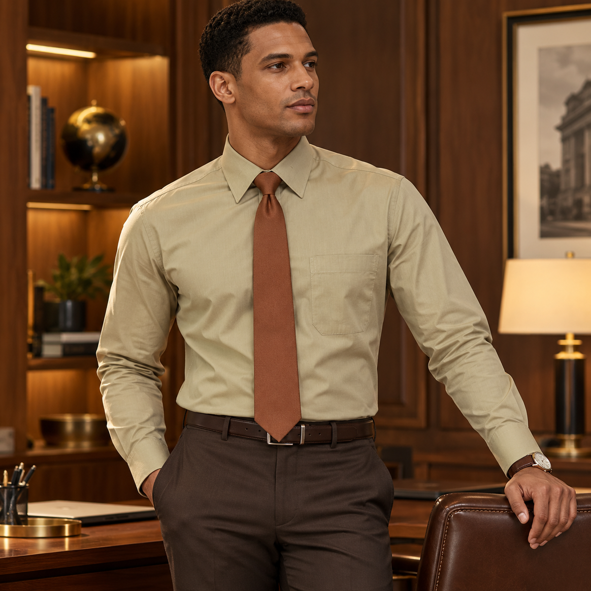 UNHELD Egyptian Giza Cotton Shirt For Men