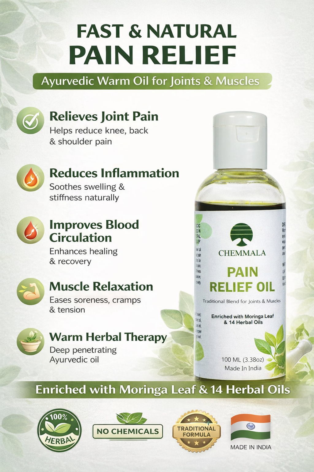 Chemmala Pain Relief Oil