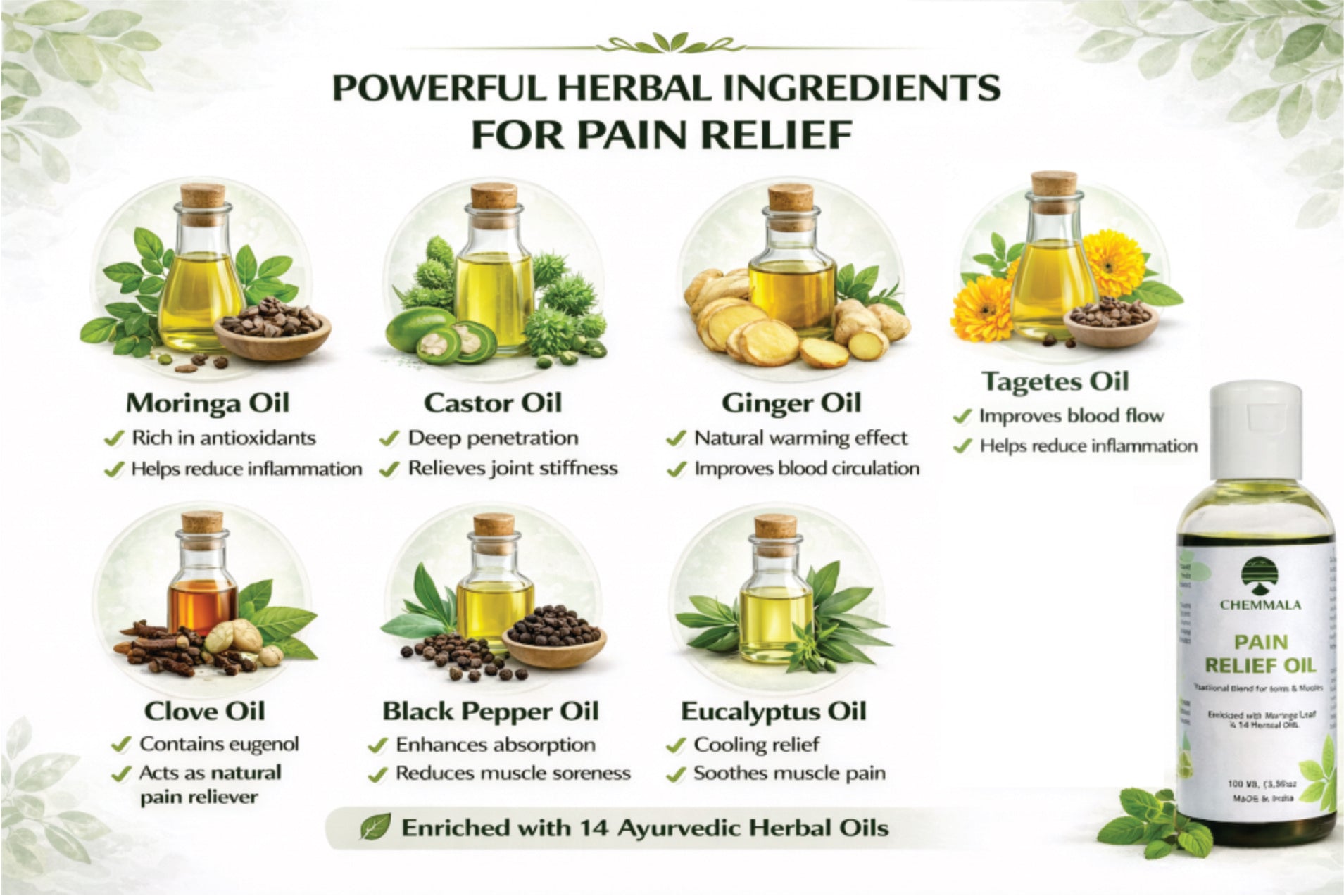 Chemmala Pain Relief Oil