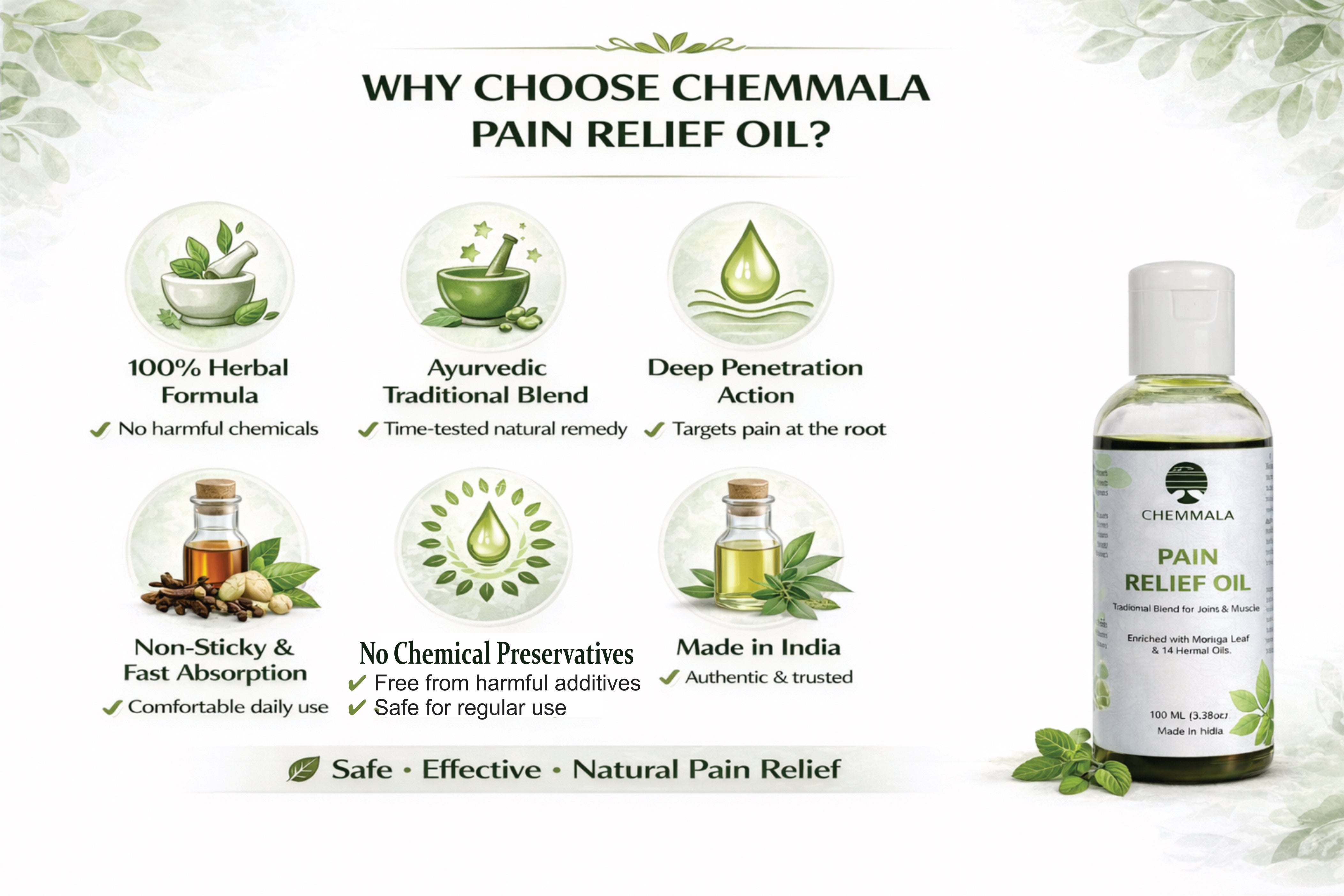 Chemmala Pain Relief Oil