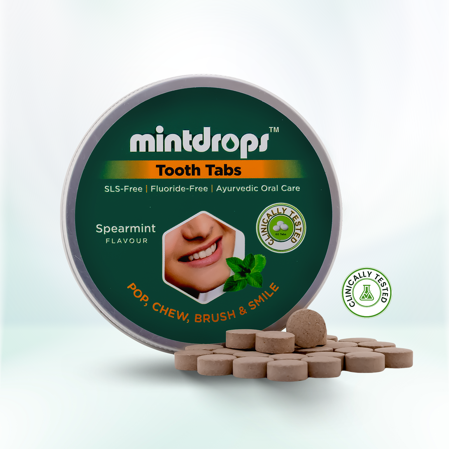 Mintdrops Tooth Tabs (Spear Mint)