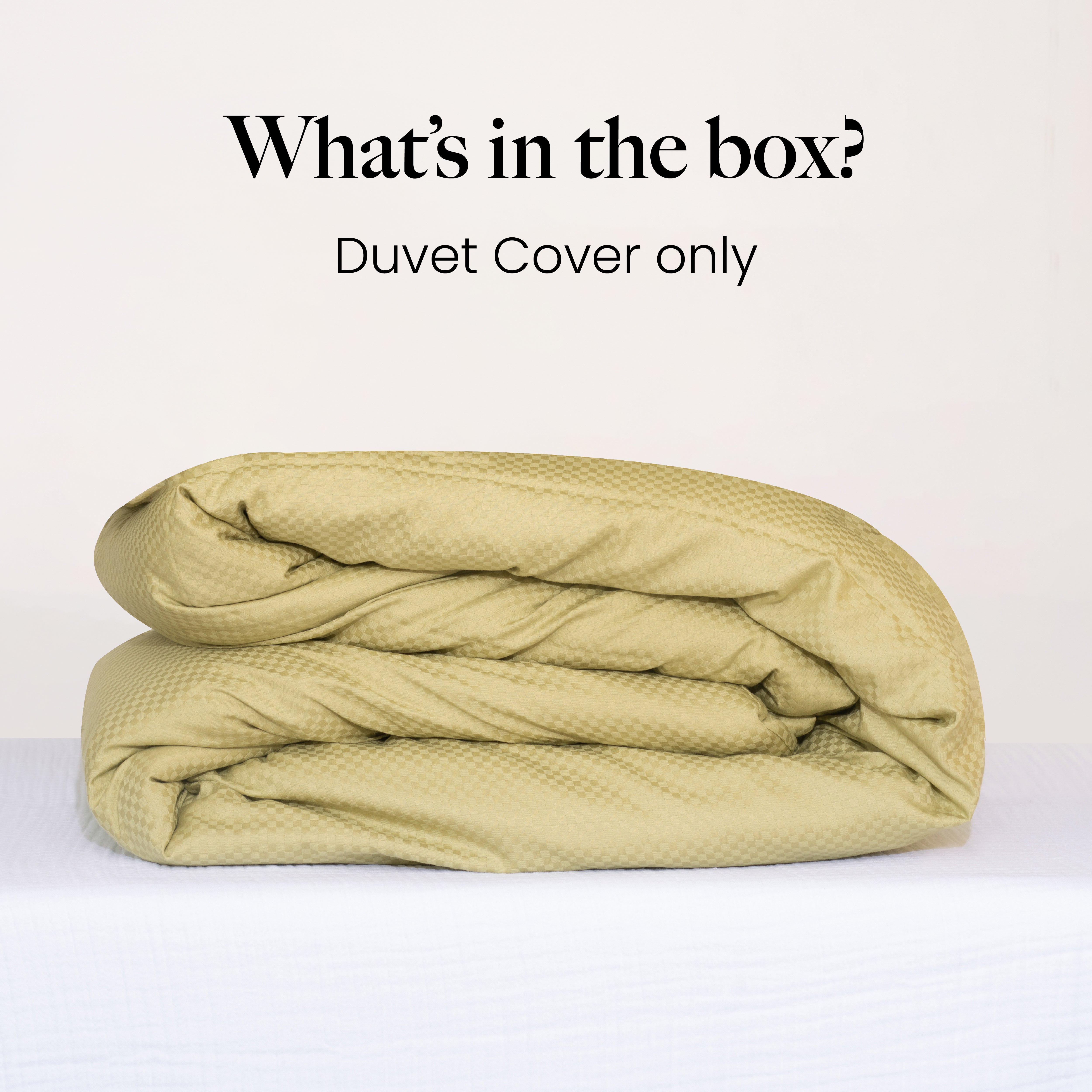 400 TC, 5mm Checks, Vegan Silk Blend Bedsheet Set & Duvet Cover