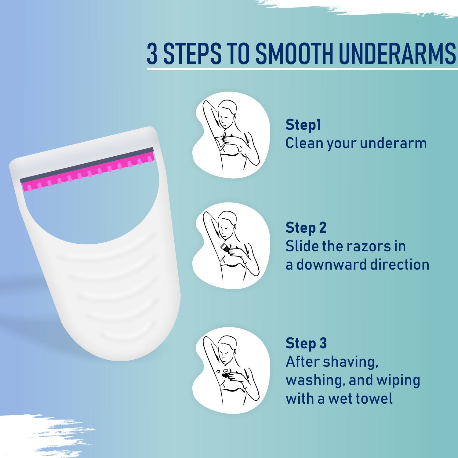 Gynocup Underarm Hair Removal Razor For Women | For Instant Hair Removal