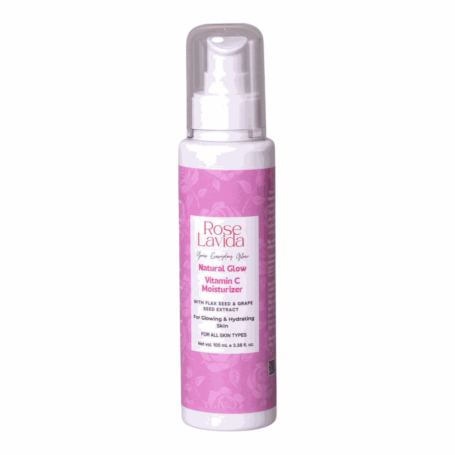Rose Lavida Natural Glow Vitamin C Moisturizer | For All Skin Types | Women & Men